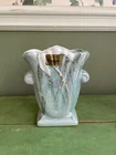 Vintage 1990s Royal Haeger Pottery Vase "Tulip Petal" Lines 6" Tall