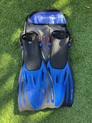 U.S. Divers Blue Fins Size ML/XL 9-13