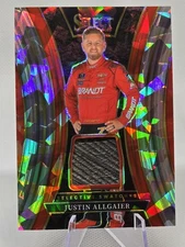 2025 Panini Select Racing - Selective Swatches Ice Prizm Justin Allgaier #SS-JAL