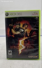 Resident Evil 5 Video Game For Microsoft Xbox 360 With Manual Included In Box