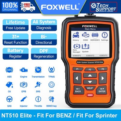 For Mercedes Benz Smart All System Bidirectional OBD2 Scanner Diagnostic Tool