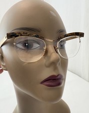 Bausch  Lomb B L Vintage Aluminum 1/10 12k Gold Fill Cat Eye Eyeglasses w/ Case