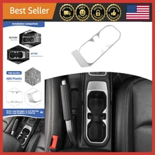 Jeep Wrangler JL JLU JT 2018-2024 Front Cup Holder Trim Silver Interior Accessor