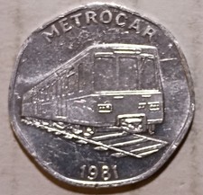 Manchester, England - National Transport Metrocar 1981 Transit Token 500 CU