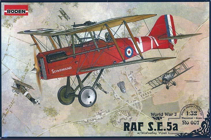 Roden 607 - 1:32 RAF S.E.5A W/Wolseley Viper - New