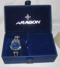 Aragon Stainless Steel Cuff Bracelet Men's Watch - Model A242