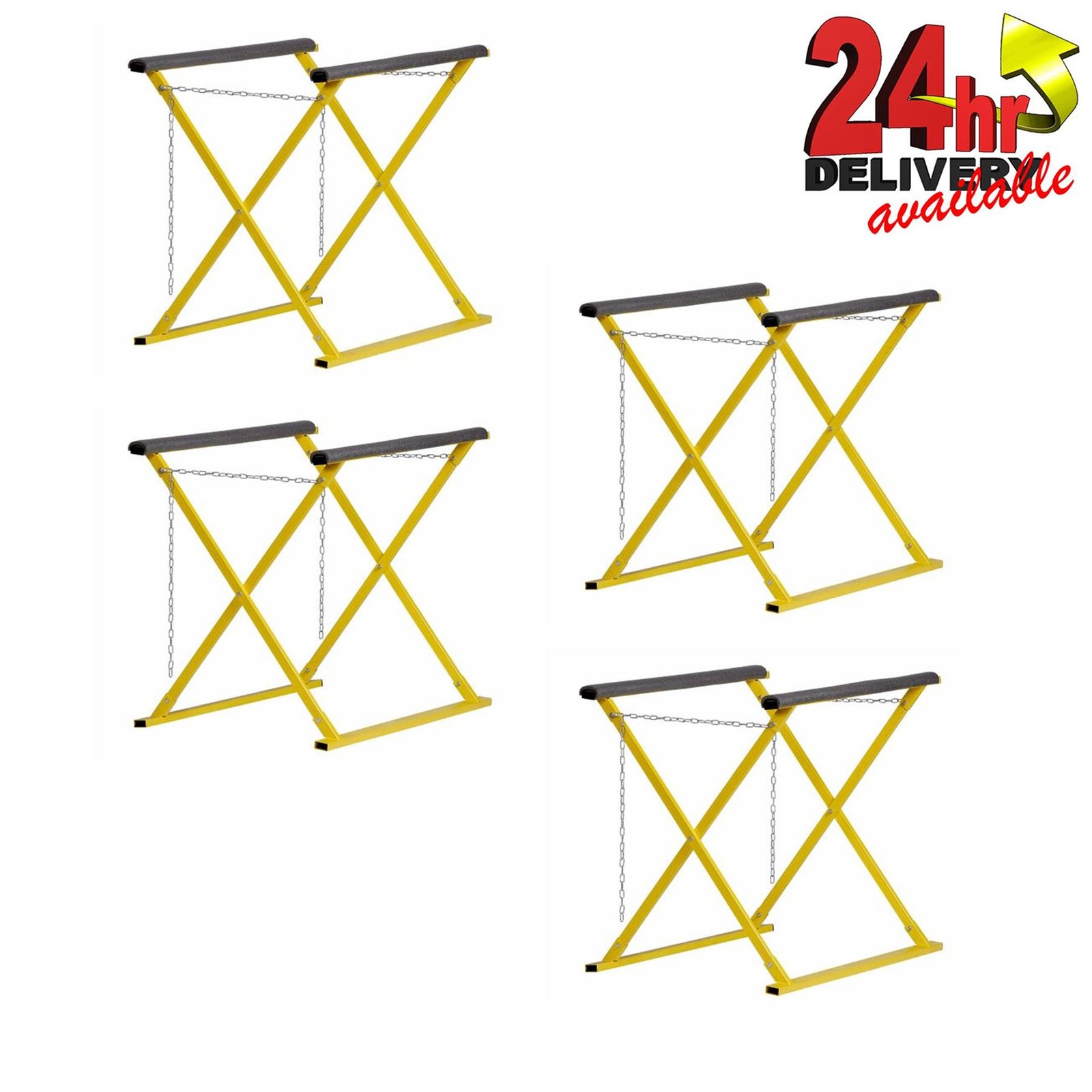 Fast Mover Workshop Classic Panel Trestle FMT100 Heavy Duty Support Stand x4