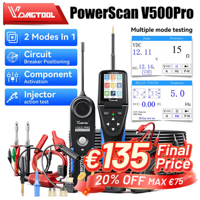 12V/24V VDIAGTOOL V500 Pro Stromkreistester Durchgangsprüfer KFZ Stromprüfer PKW