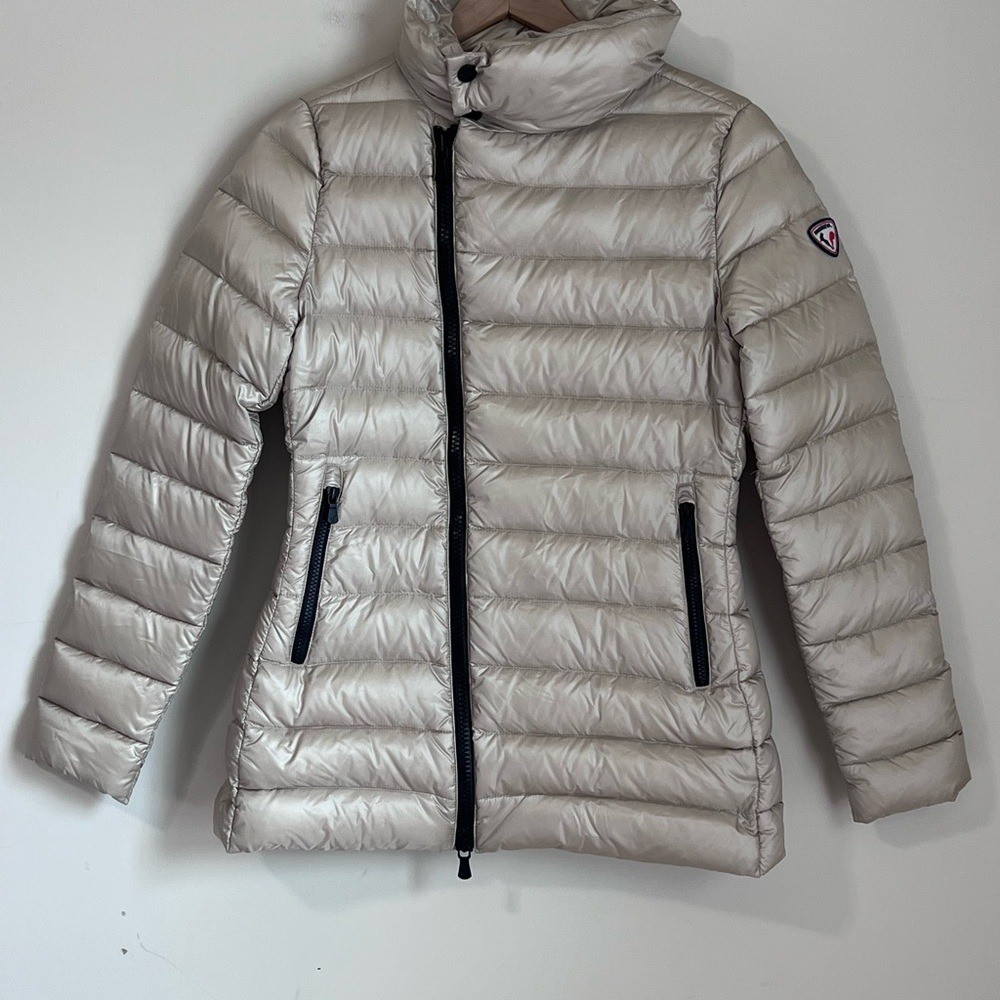 ROSSIGNOL Women's Down Puffer Ski Jacket Sz Small EUC