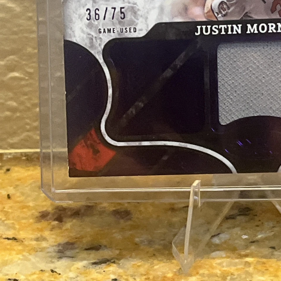 2025 Topps Tier One Justin Morneau Tier One Relíquias /75 Gêmeos - Imagem 4 de 4