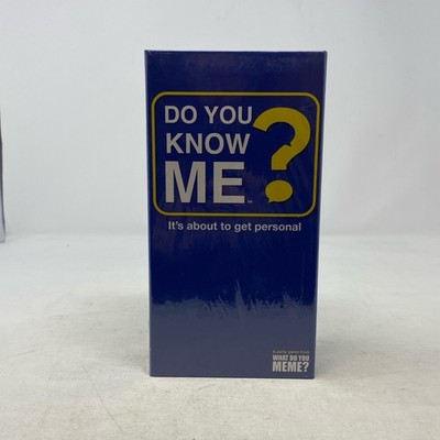 What Do You Meme? Do You Know Me? Adult Party Card Game - Blue