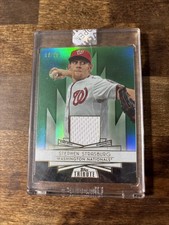 2014 Topps Tribute Stephen Strasburg Jersey Relic /25 Nationals World Series MVP