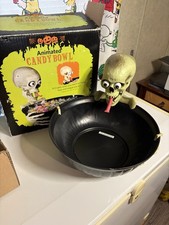 Gemmy Halloween Animatronic Skeleton Skull Ca...
