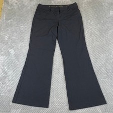Express Design Studio Editor Black Flare Dress Pants Trousers 8S