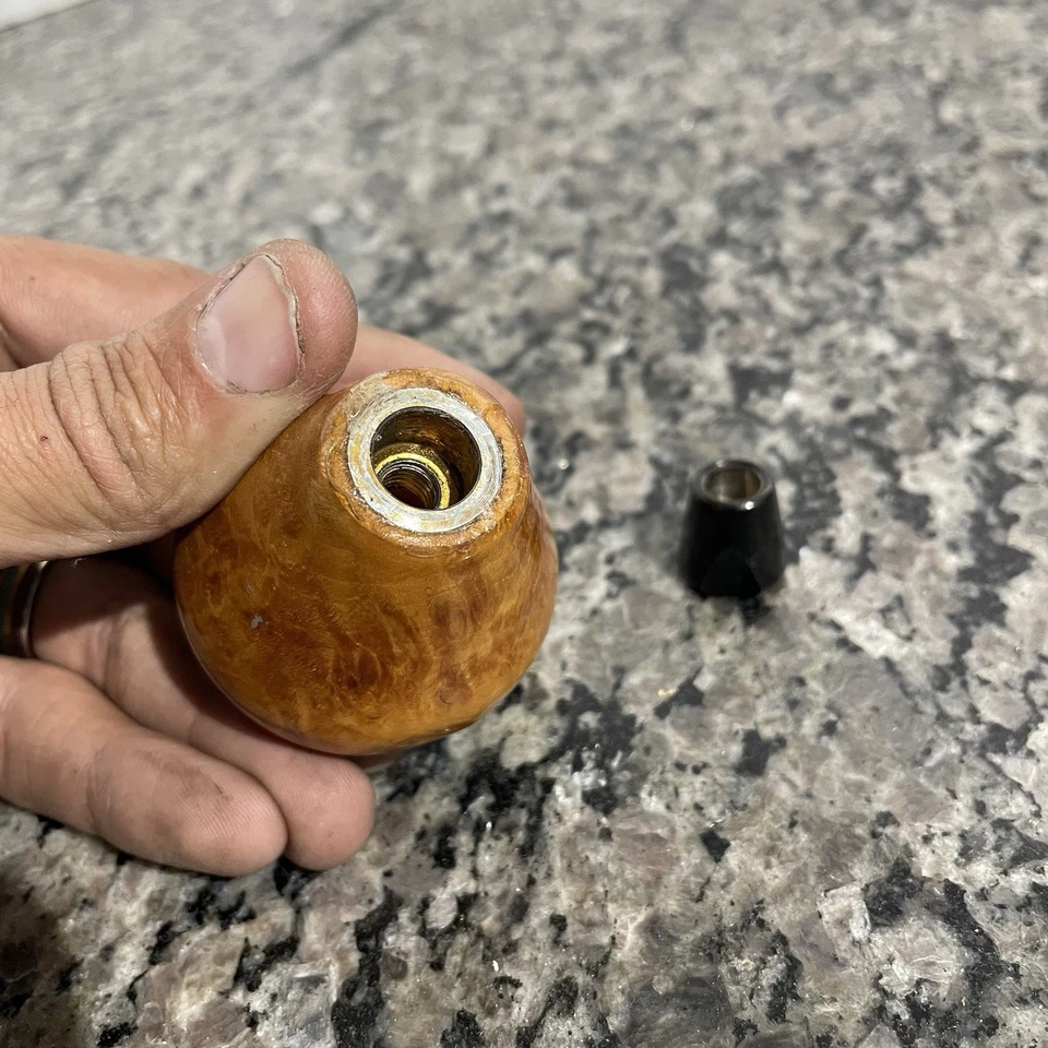 1995-2003 OEM Jaguar V8 XJR XJ8 XK8 S-Type R perilla de cambio de madera con tuerca de extensión Foto 3 de 3