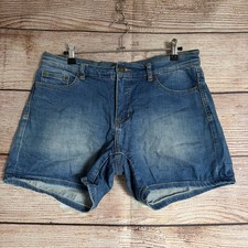 Pantalones Cortos Denim Ripcurl ~ Talla 10 Para Mujer ~ Azul Estilo Y2K