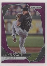 2020 Panini Prizm Tier II Purple Prizm Mike Clevinger #129 00e8