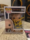 Funko Pop The Lord of the Rings  Éowyn 1743 Signed Quote By Miranda Otto JSA