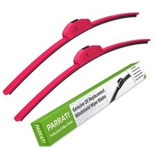 OEM QUALITY 24" + 20" Premium All-Season Rose Red Windshield Wiper Blades (Se...