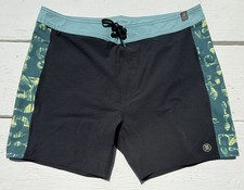 ROARK - Passage Panel Batik 17  Board Shorts Swim Trunks -Size 38 - NWT