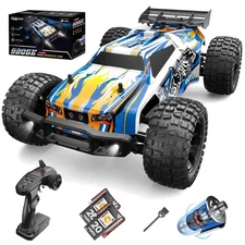 Durable RC Truck 4WD - 1:10 Scale High Speed Vehicle with Rechargeable Batteries