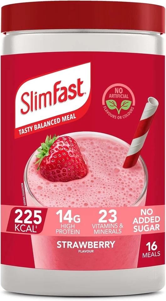 SlimFast Meal Replacement Shake for Weight Loss & Balanced Diet 16 Servings 584g - Image 2 of 4
