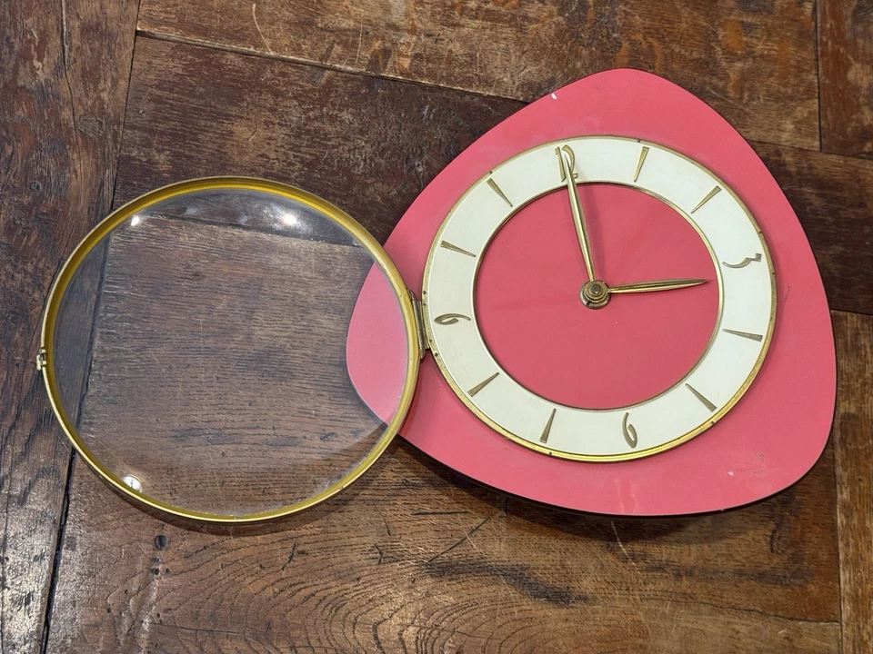 Horloge murale Formica Ancienne Allemagne - Photo 2/4