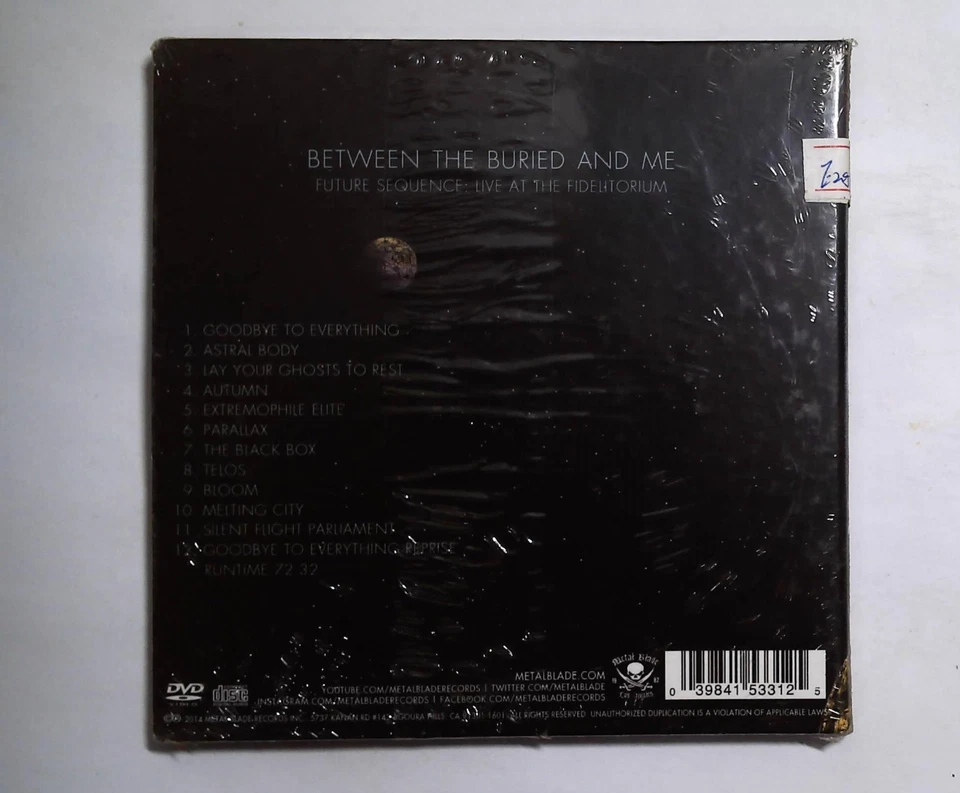 Between The Buried And Me – Future Sequence: Live At The Fidelitorium US CD+DVD - Image 2 of 2