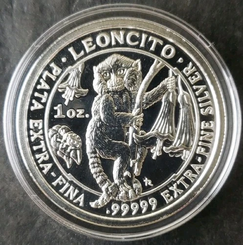 2012 Royal Silver Company 1oz Silver Extra-Fine Leoncito Round in a Capsule