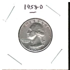 1958-D GEORGE WASHINGTON SILVER QUARTER