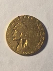 1908 US Gold $2.50 Indian Head Quarter Eagle - Jewelry Grade -Low Grade-Soldered