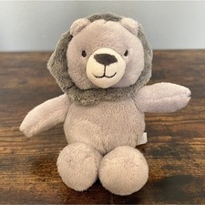 Carter's Just One You Gray Lion Baby Rattle Lovey Plush
