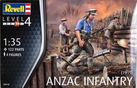 Revell Modellbausatz Figuren Anzac Infanterie 1915 , MaßStab 1:35 / Nr.: 02618