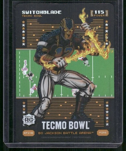 Bo Jackson Battle Arena Tecmo Switchblade Fire Battlefoil Travis Hunter BF146