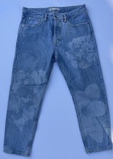 zara denim pants women Flower