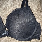 Pre Owned Victorias Secret Dream Angels Black Lace Convertible Push Up 34C — photo 3