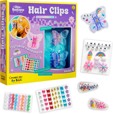Chic Boutique Hair Clips: Create 6 DIY Hair Clips, Crafts and Birthday Gifts for