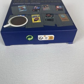 Nintendo NES Cartridge Retro 8 Count Drink Coasters Mario Donkey Kong & More