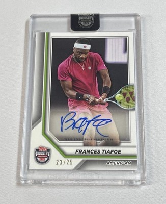 2025 Topps Industry Conference Frances Tiafoe Auto Autograph /25
