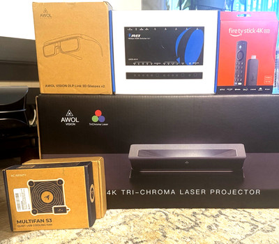 AWOL Vision LTV-2500 4K UST Projector Bundle