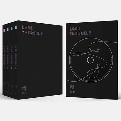 BTS LOVE YOURSELF 轉 'TEAR' 3rd Album CD+2 Buch+Karte+Standing Foto+GIFT OFFICIAL