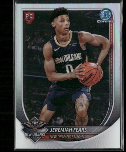 Jeremiah Fears – 2025-26 Bowman Basketball · Base Card Rookie Red Rc Variation #BRR-7 Jeremiah Fears