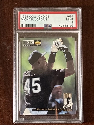 1994 Upper Deck Collector's Choice MICHAEL JORDAN #661 ~ PSA 9 Mint (HOF)