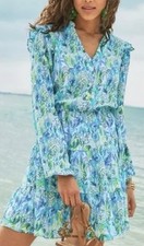 Lilly Pulitzer Women's Kelsie Stretch Dress Resort White Off to Play Size Small