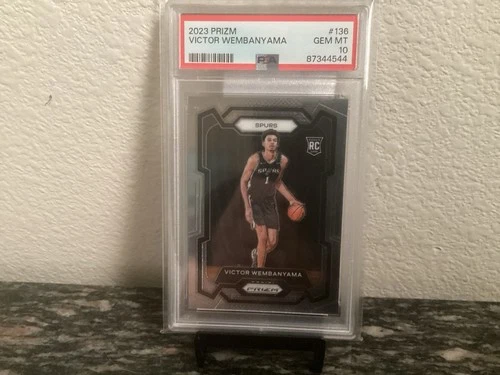 Panini 2023-24 Prizm Victor Wembanyama RC #136 Spurs Base Set PSA 10