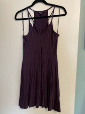 EXPRESS PURPLE KNIT DRESS SIZE SMALL