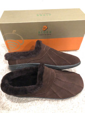Comfort Slippers NEW Acorn Woman Sz 10 Genuine Suede Sheepskin Indoor Outdoor