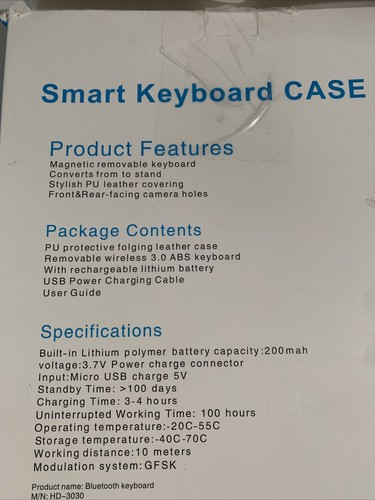 smart keyboard case - 第 3/8 張圖片