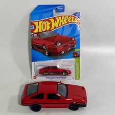 Toyota AE86 Sprinter Trueno MSZ 5" Diecast Hot Wheels 1:64 Collectible Lot Red