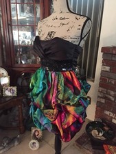 Speckless Women's Size 5 Sweetheart Neckline Beaded Gathered Bottom Dress Prom